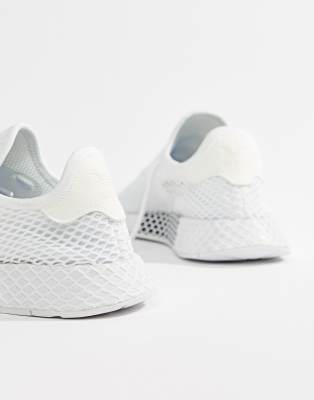 adidas white deerupt runner trainers