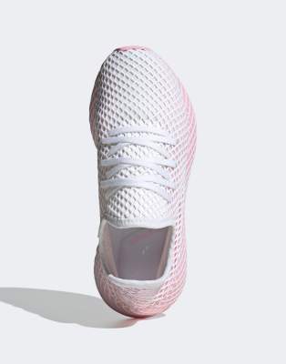 adidas deerupt strisce rosa