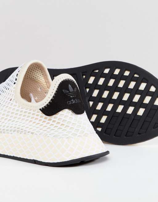 adidas Originals Deerupt Sneakers da running bianche ASOS