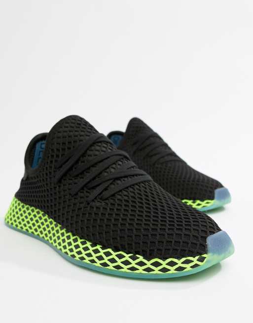 adidas Originals Deerupt Sneakers In Black B41755 ASOS