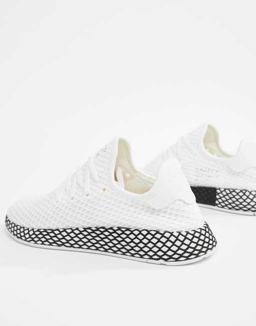 adidas Originals Deerupt Sneakers In White B41767 ASOS