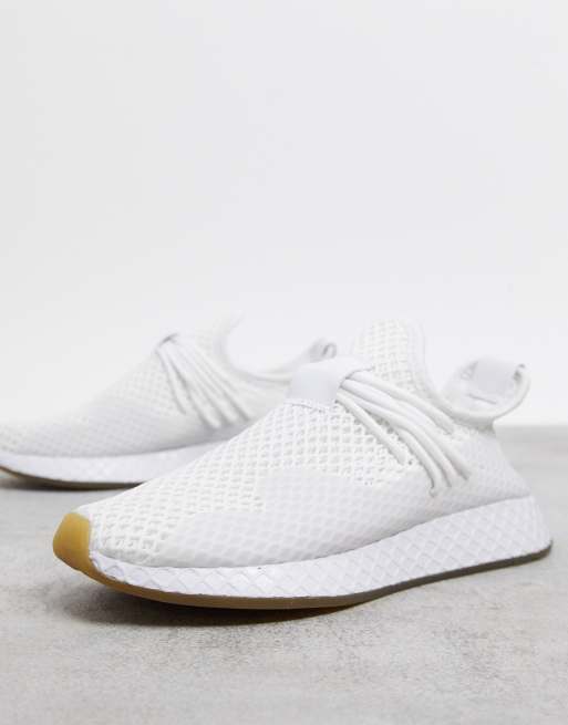 adidas Originals Deerupt sneakers in white ASOS