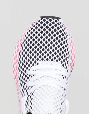 adidas black deerupt trainers