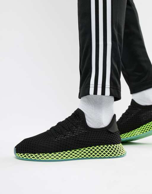 adidas Originals Deerupt Trainers In Black B41755