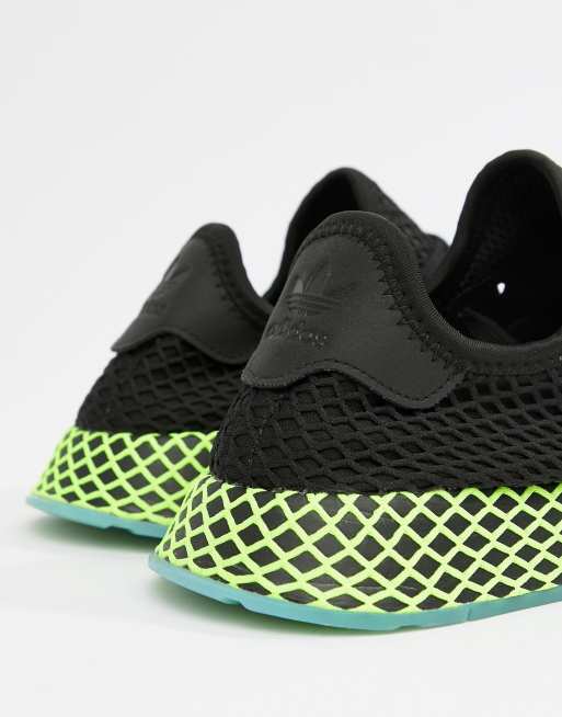 adidas Originals Deerupt Trainers In Black B41755