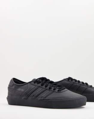 adidas retro leather trainers