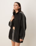 [adidas Originals] adidas Originals demin track top in black XS TRUE BLACK DENIM