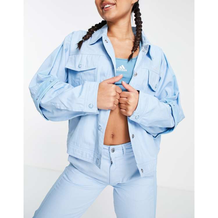 Adidas best sale denim jacket