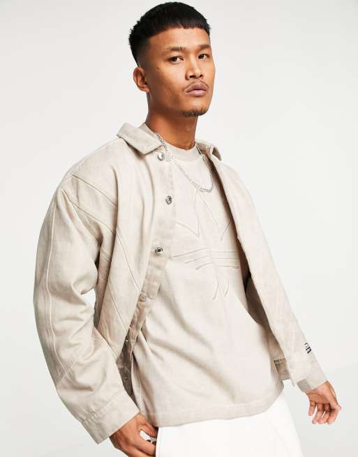 adidas Originals denim jacket in light brown