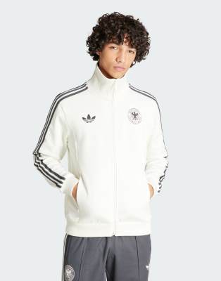 adidas Originals DFB OG jacket in white