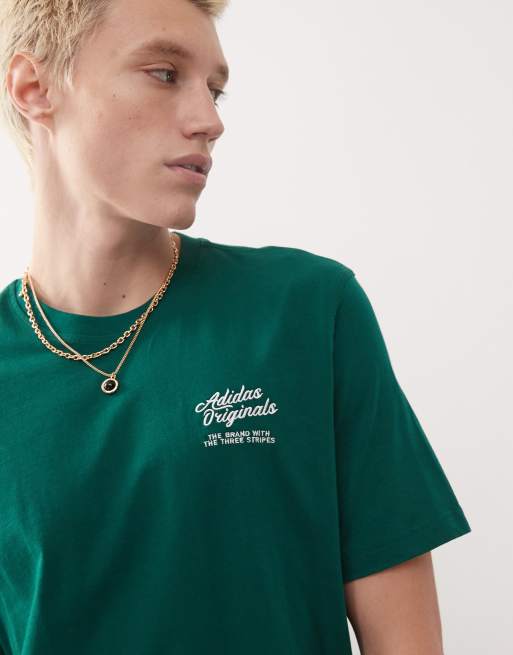 adidas Originals diner graphic t-shirt in green