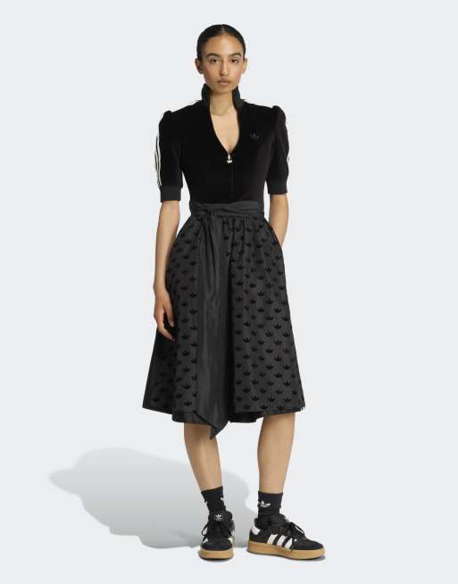 adidas Originals - Dirndl - Vestito nero, 3 di 4