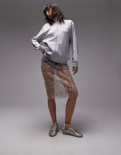 adidas Originals Disco Taekwondo Mei ballet trainers in silver glitter Exclusive at ASOS, 5 of 5