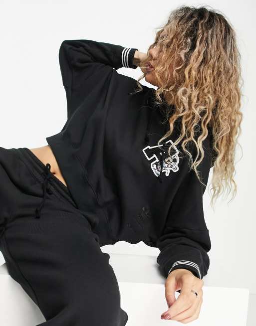 adidas Originals Disney hoodie in black 