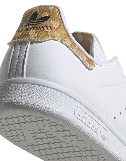 adidas Originals Disney Stan Smith trainers in white and beige ASOS