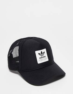 adidas Originals Dispatch trucker cap in black | ASOS