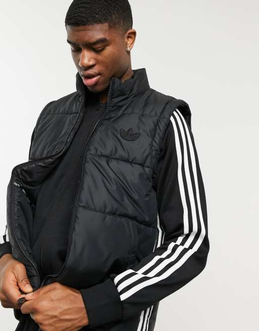 Doudoune sans manche homme Essentia3 Bandes ADIDAS