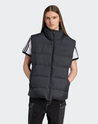 adidas Originals - Doudoune sans manches ton sur ton - Noir