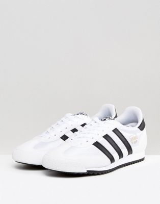 adidas dragon trainers white