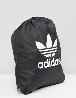 adidas trefoil drawstring bag