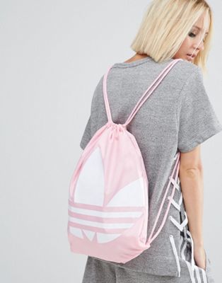 adidas drawstring bag pink