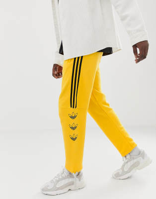 survetement adidas gris et jaune