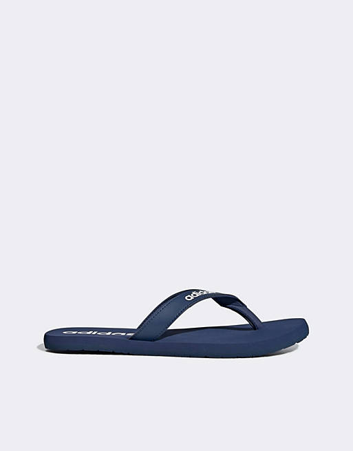adidas Originals Eezay flip flops in blue | ASOS