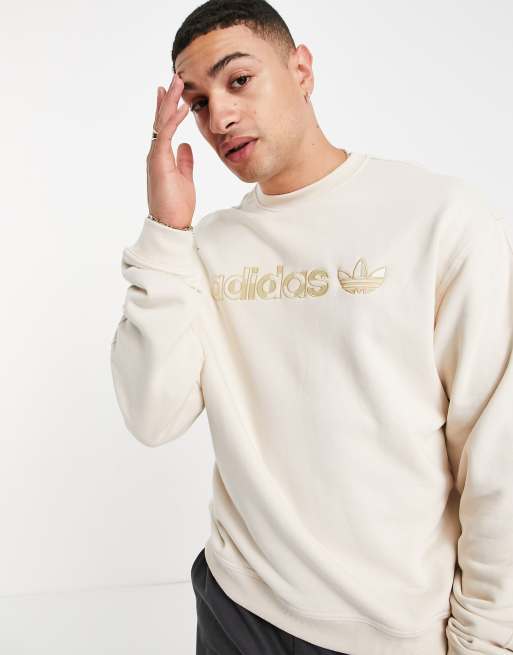 Cream sales adidas sweatshirt