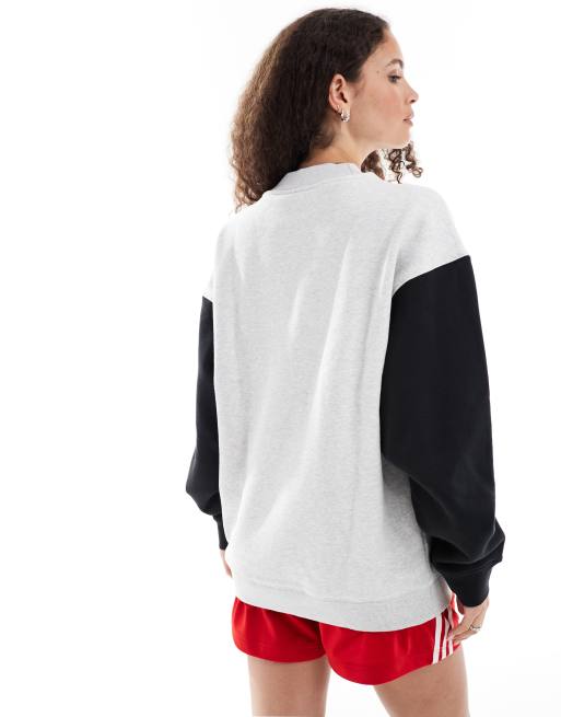 【adidas】Originals embroidered unisex sweatshirt adidas Originals embroidered unisex sweatshirt in white | ASOS