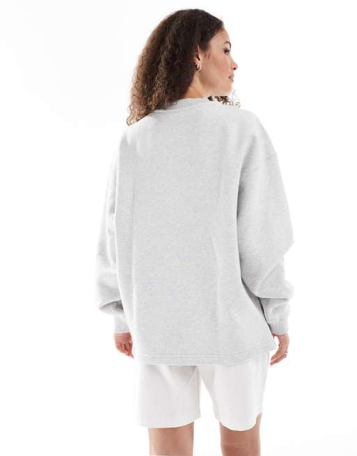 adidas Originals embroidered unisex sweatshirt in grey | ASOS