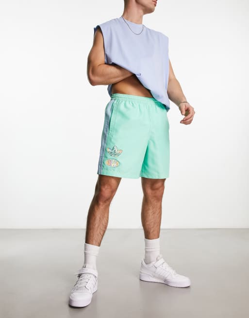 Adidas store mint shorts