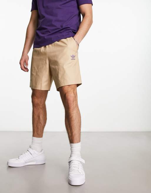 Adidas beige hot sale shorts