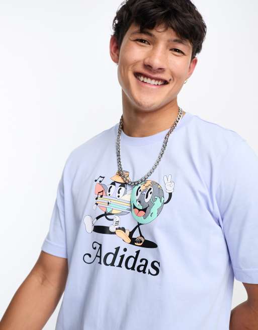 Adidas store print shirt