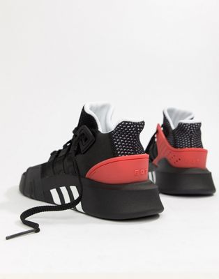 adidas originals eqt bask adv sneakers in black aq1013