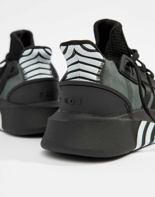 Adidas originals eqt bask sales adv sneakers in black