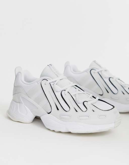 adidas Originals EQT Gazelle sneakers in triple white adidas Originals EQT Gazelle sneakers in triple white