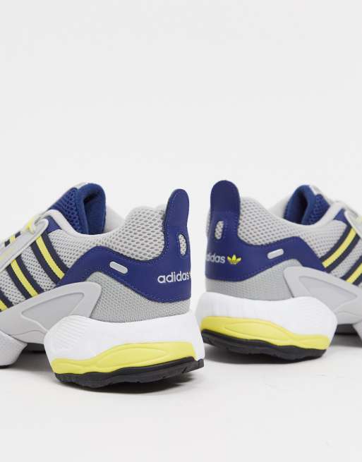 adidas Originals EQT gazelle Sneakers in grijs en marineblauw