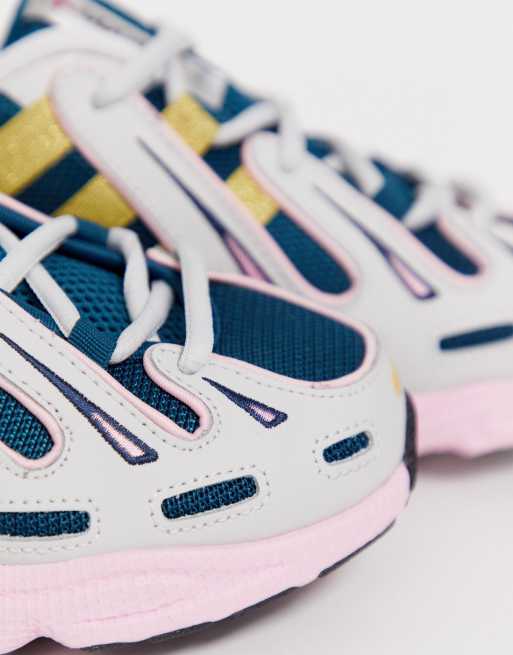 Adidas originals eqt gazelle sneakers in 2025 navy and pink