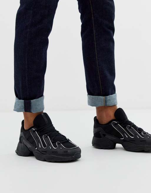 rand Kwestie Oude tijden adidas Originals EQT Gazelle sneakers in triple black | ASOS