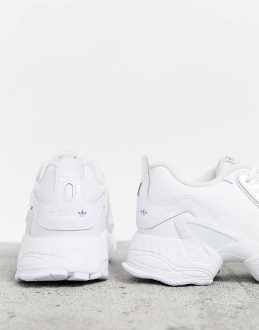 adidas Originals EQT Gazelle trainers in triple white