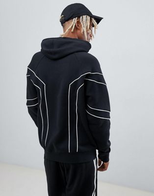adidas eqt outline black pullover hoodie