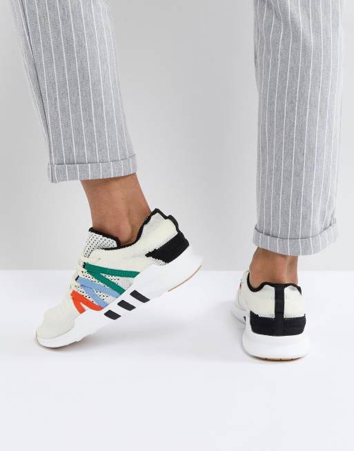 Adidas originals eqt racing adv sale trainers in white