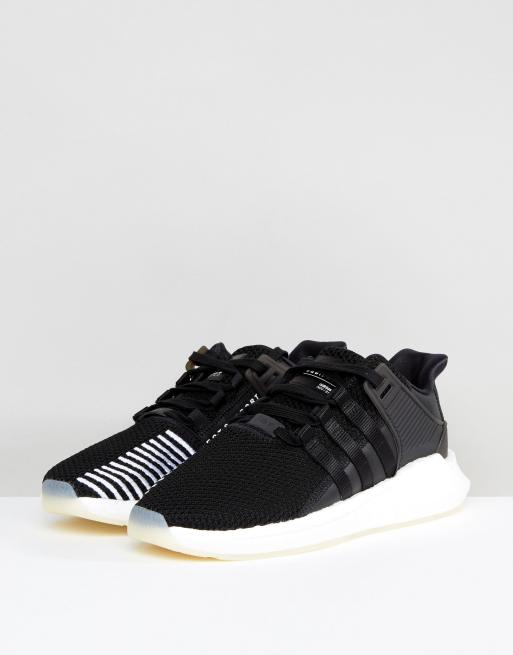 Originals eqt support 93/17 2025 trainers in black bz0585