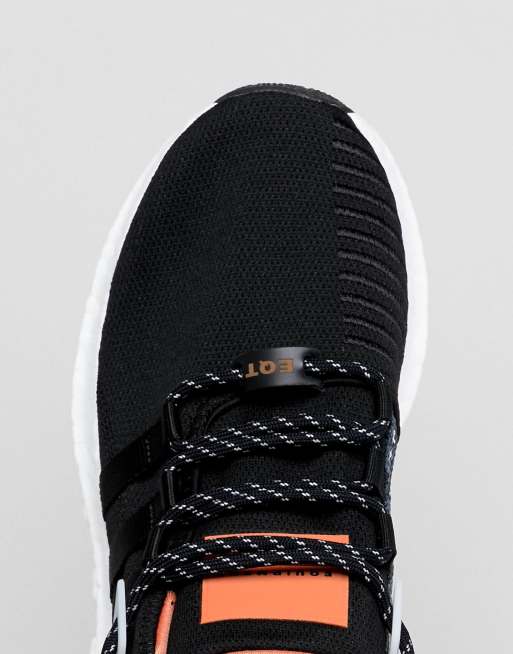 Eqt support hotsell 93/17 black orange