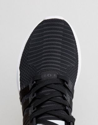 adidas originals eqt support advance trainers in black bb1260