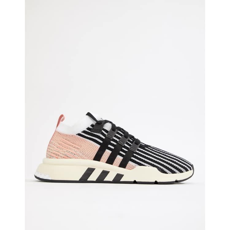 Adidas originals women's outlet eqt support adv black/pink/white