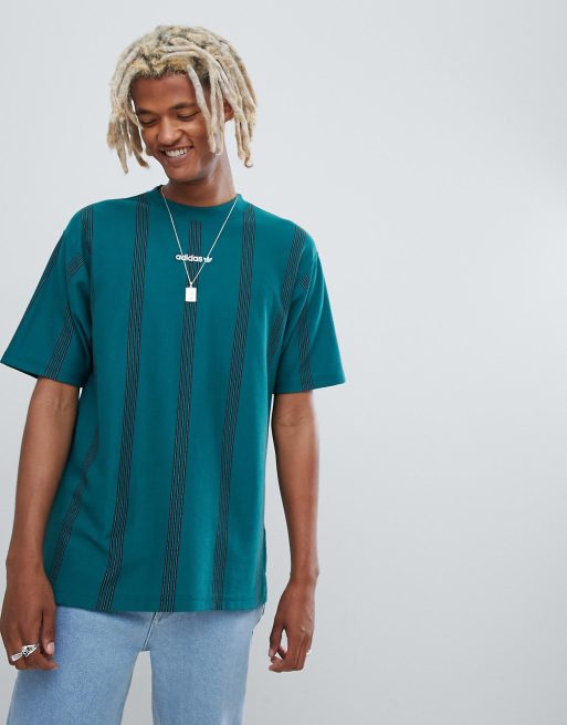 Adidas green tennis clearance shirt