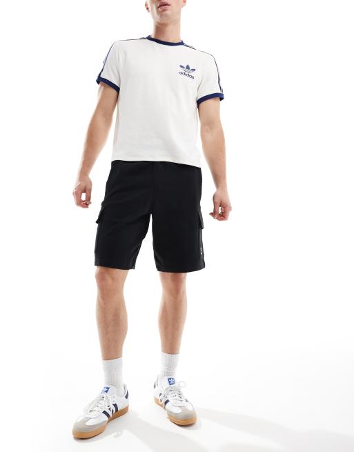 adidas Originals essential cargo shorts in black