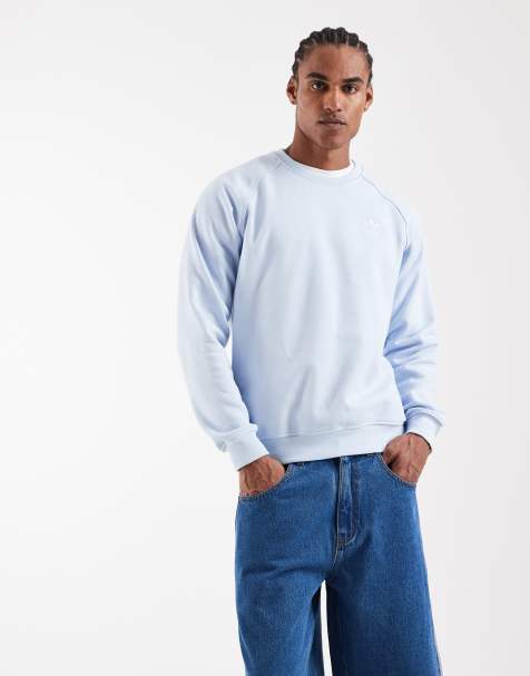 adidas Originals Essential crew neck sweatshirt in light blue - view 1