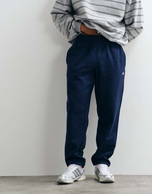 adidas Originals essential cuffed joggers in navy, 2 of 5